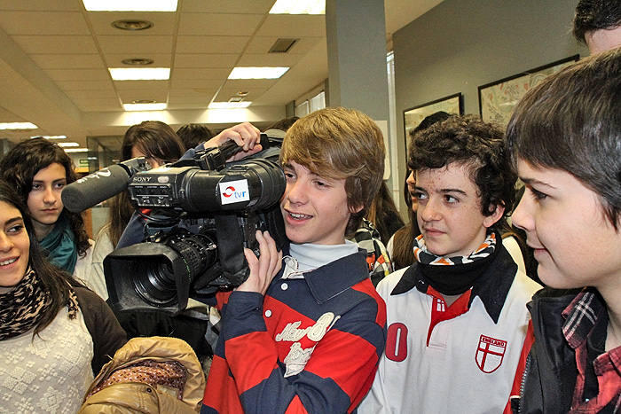 Alumnos de 2º de la ESO del Instituto Escultor Daniel